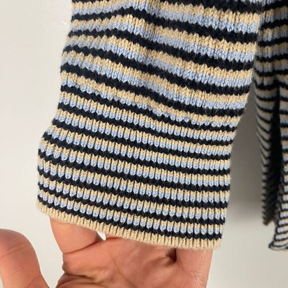 A.L.C Caspian striped Button Front cotton-blend cardigan - Picture 15 of 15